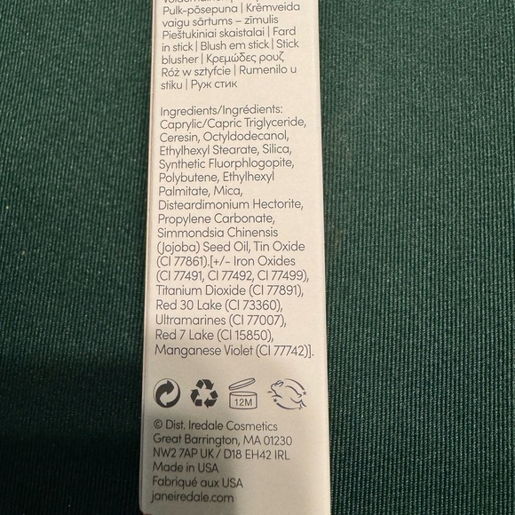 NWT Fresh : jane iredale glow time blush stick in the shade “glorious” Fast Ship - Picture 3 of 8